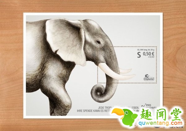 这组动物邮票 你忍心撕下吗？