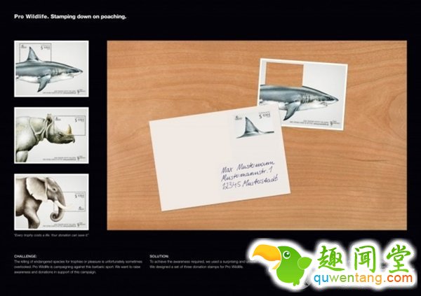 这组动物邮票 你忍心撕下吗？