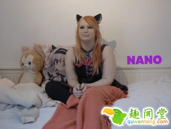 　　据英国《每日邮报》1月27日报道，近日，20岁的挪威女孩内诺(Nano)自称是一只被困人体的猫，她声称从16岁起，她就发现自己有一些不同寻常的特异功能，拥有超敏锐的嗅觉和超强的夜视能力，而且还懂一些猫语。