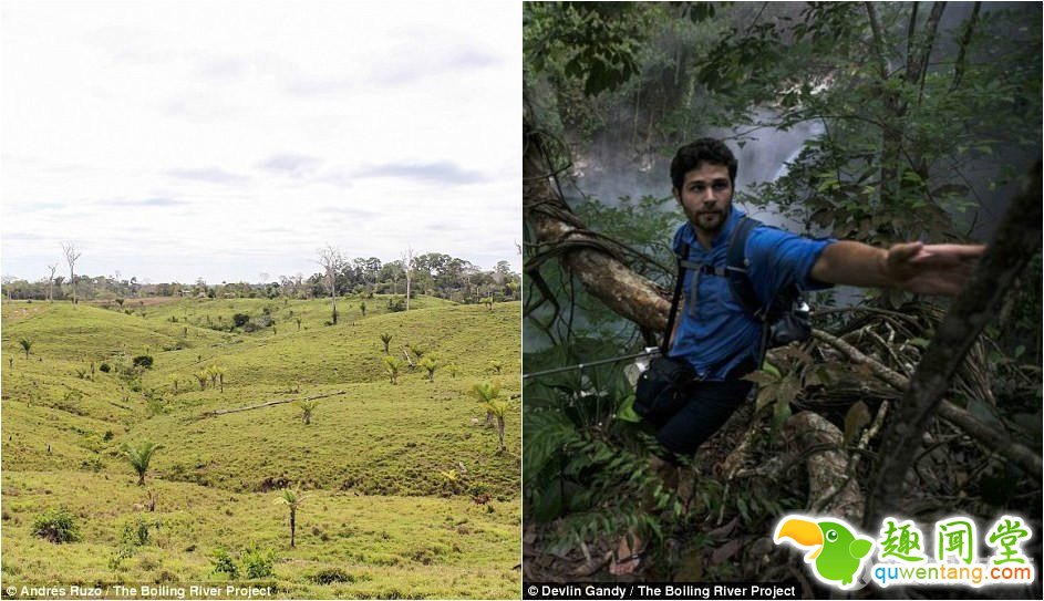 亚马逊现神秘“沸腾河” 河水可烫伤活物(组图)