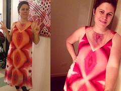 她觉得穿上这件衣服超美，直到她老公看到