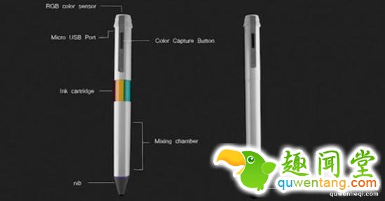那是什么颜色？这款智能笔号称扫一扫就知道！