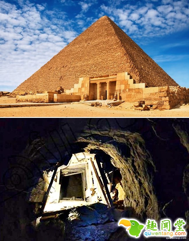 10个人们在自家后院挖出「改变人生」的不可能物品。#6往古夫金字塔的隧道?!