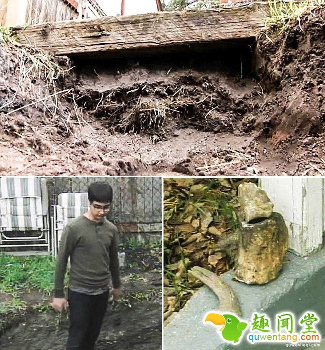 10个人们在自家后院挖出「改变人生」的不可能物品。#6往古夫金字塔的隧道?!