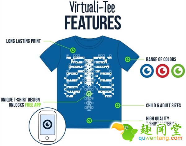 女孩们惊叫！逆天透视T恤身体看精光