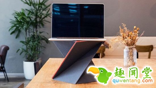 立体支撑模式可以让你把笔记本放得更高，据说它能够承受23磅（10kg）的重量--即使是15英寸的MacBook