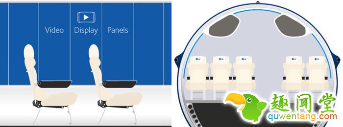 未来没有窗户的全景飞机，更真实的体验空中之旅--阿里百秀