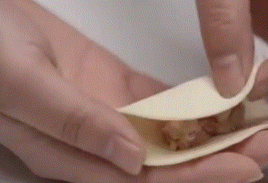 饺子这样包好看又好吃，一步到位，太简单了！