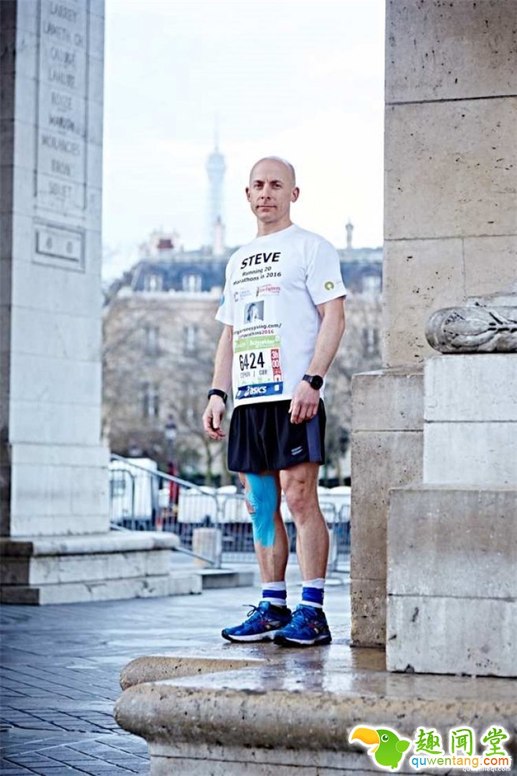 他一年内跑20场马拉松，疯狂的背后只为了故去的妻子