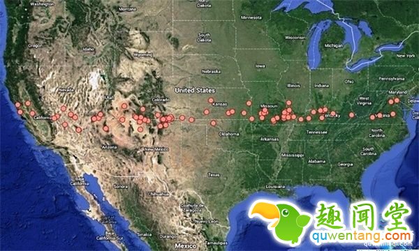 37度纬线是美国最诡异的地方，完全是X档案的真人版--趣味说