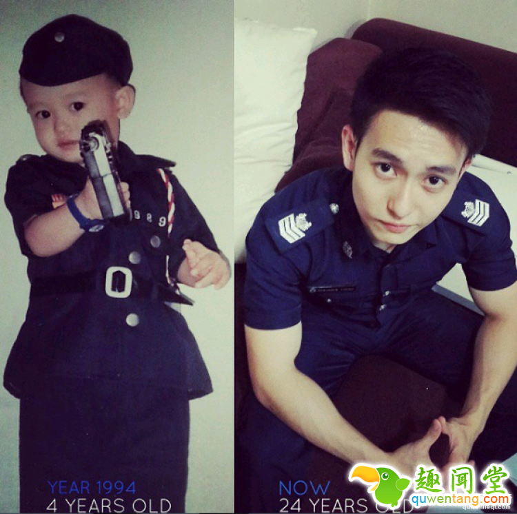 他是新加坡最帅航警，如今已经接拍电视剧啦！