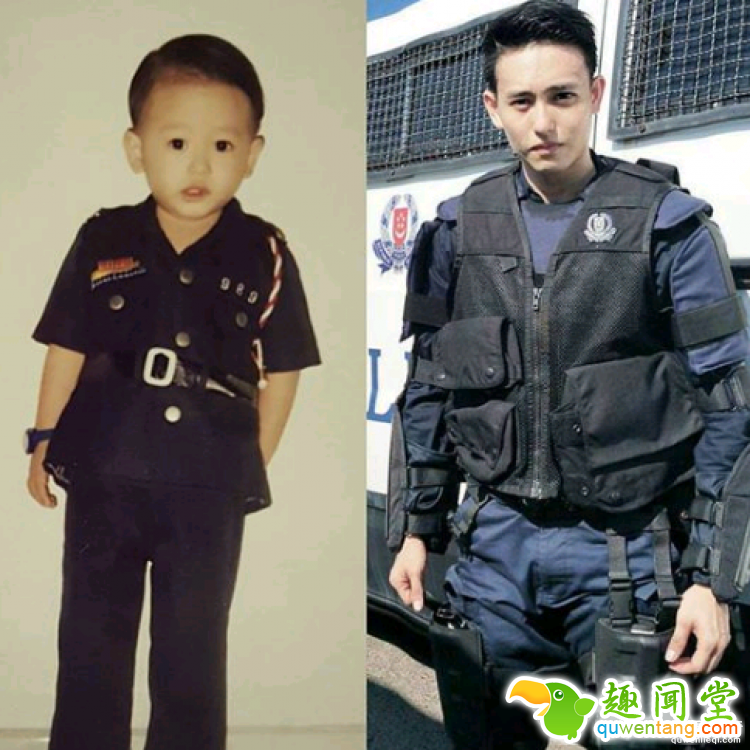 他是新加坡最帅航警，如今已经接拍电视剧啦！