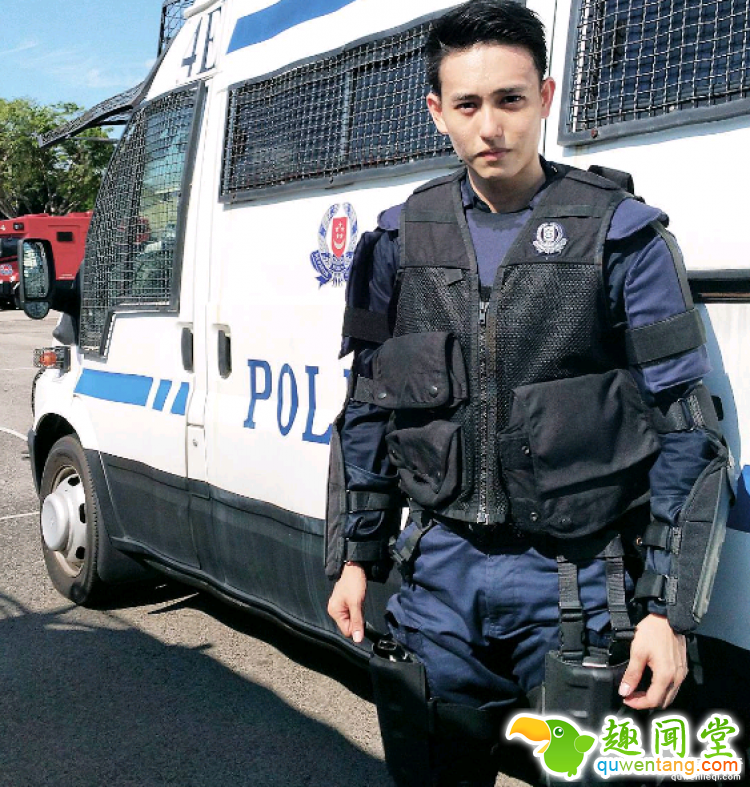 他是新加坡最帅航警，如今已经接拍电视剧啦！