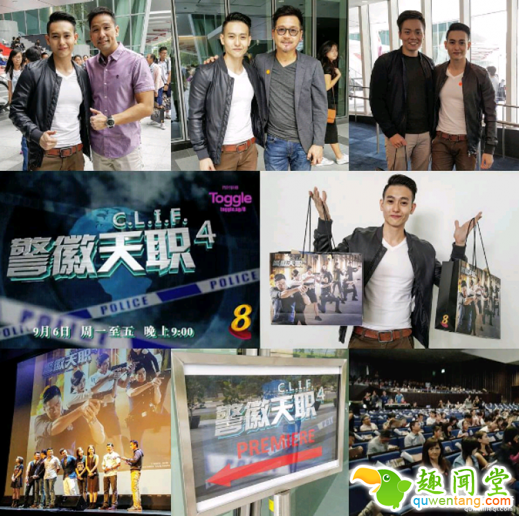 他是新加坡最帅航警，如今已经接拍电视剧啦！