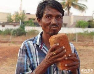 印度男子不吃饭只吃砖，背后原因另有蹊跷