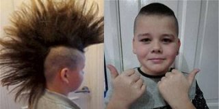 小学生留夸张发型被嘲笑是"恶霸&quot